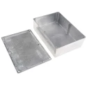 RS PRO Silver Shielded Die Cast Aluminium Enclosure IP67 55 mm x 171.9 mm x 120.9 mm IP67
