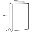 RS PRO Silver Shielded Die Cast Aluminium Enclosure IP67 55 mm x 171.9 mm x 120.9 mm IP67