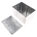 RS PRO Silver Die Cast Aluminium Shielded Enclosure with Silver Lid, IP67, 171.9 mm x 120.9 mm x 106 mm IP67