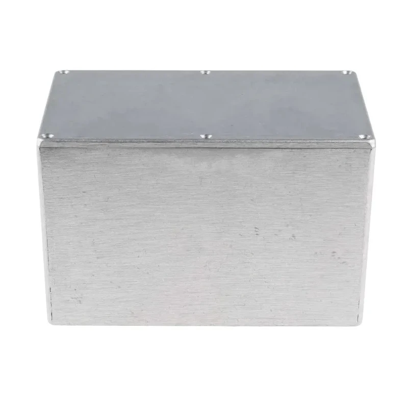 RS PRO Silver Die Cast Aluminium Shielded Enclosure with Silver Lid, IP67, 171.9 mm x 120.9 mm x 106 mm IP67