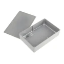 RS PRO Grey Lid Die Cast Aluminium EMI/RFI Shielded General Purpose Enclosure 55.9 mm x 222.1 mm x 145.9 mm 517-3579