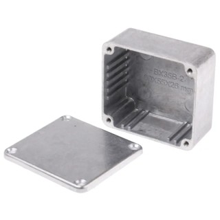 RS PRO Shielded Die Cast Aluminium Enclosure IP66 30 mm Height, 60 mm Length, 54.9 mm Width IP66