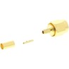 Telegartner SMA Series Coaxial Connector Cable Male SMA 50 Ω Straight Body Crimp J01150R0011