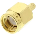 Telegartner SMA Series Coaxial Connector Cable Male SMA 50 Ω Straight Body Crimp J01150R0011