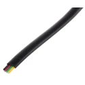 Decelect 4 Core Flame Retardant Telephone Cable Black Sheath 50 m SPE191356