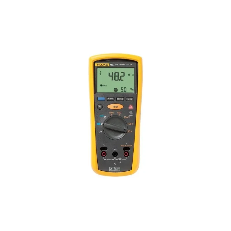 Fluke Insulation Tester 50 V Min, 1000 V Max, 10 GΩ, CAT IV 600 V FLUKE 1507