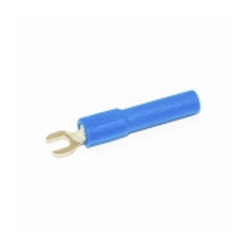 Mueller Electric Insulated Crimp Spade Connector Polyamide, Red, Nickel Plated Brass 36 Amp BU-30211A-2