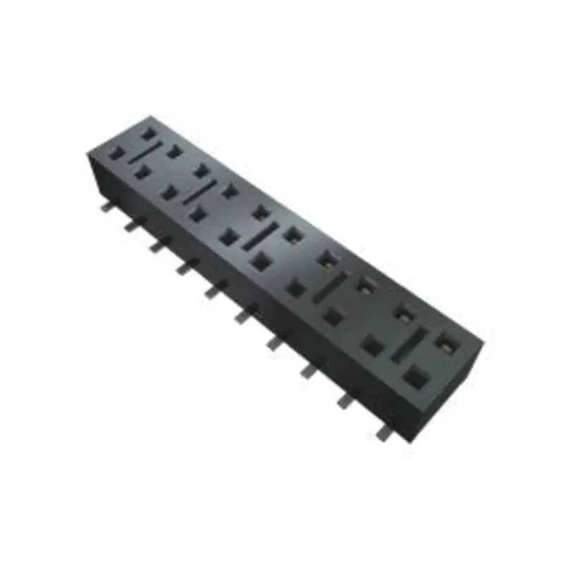 Samtec PCB Socket 16-Contact, 2 Row, 2.54 mm Pitch, Through Hole, Liquid Crystal Polymer Housing HLE-108-02-L-DV