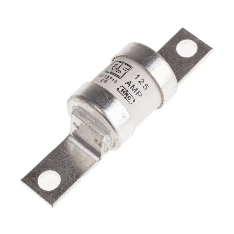 RS PRO 125A British Standard Fuse A4 415V AC High Rupture Capacity Offset Tag 93.7mm Fixing Centres 521-2719