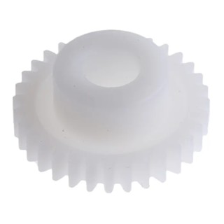 RS PRO Polyoxymethylene 32 Teeth 0.5 Module Spur Gear, 5mm Bore, 16mm Pitch Diameter, 10mm Hub Diameter 521-7073