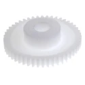 RS PRO Polyoxymethylene 48 Teeth Spur Gear 0.5 Module 5mm Bore 24 mm Pitch Diameter 12 mm Hub Diameter 521-7130