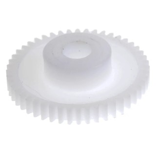 RS PRO Polyoxymethylene 48 Teeth Spur Gear 0.5 Module 5mm Bore 24 mm Pitch Diameter 12 mm Hub Diameter 521-7130