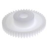 RS PRO Polyoxymethylene 48 Teeth Spur Gear 0.5 Module 5mm Bore 24 mm Pitch Diameter 12 mm Hub Diameter 521-7130