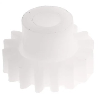 RS PRO Polyoxymethylene 16 Teeth Spur Gear, 0.8 Module, 4mm Bore, 12.8mm Pitch Diameter, 8mm Hub Diameter 521-7253