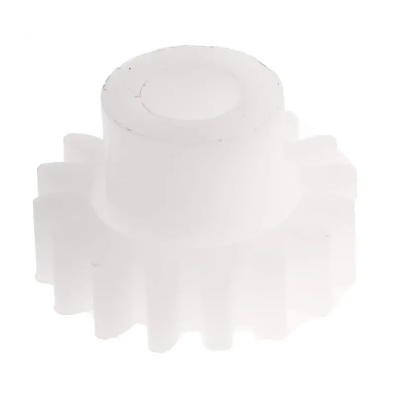 RS PRO Polyoxymethylene 16 Teeth Spur Gear, 0.8 Module, 4mm Bore, 12.8mm Pitch Diameter, 8mm Hub Diameter 521-7253