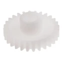 RS PRO Polyoxymethylene 28 Teeth Spur Gear 0.8 Module 5mm Bore 22.4 mm Pitch Diameter 10 mm Hub Diameter 521-7304