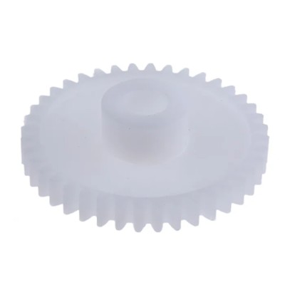 RS PRO Polyoxymethylene 40 Teeth Spur Gear 0.8 Module, 6mm Bore, 32mm Pitch Diameter, 12mm Hub Diameter 521-7354