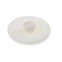 RS PRO Polyoxymethylene 64 Teeth Spur Gear 0.8 Module 6mm Bore 51.2mm Pitch Diameter 15.5mm Hub Diameter 521-7411