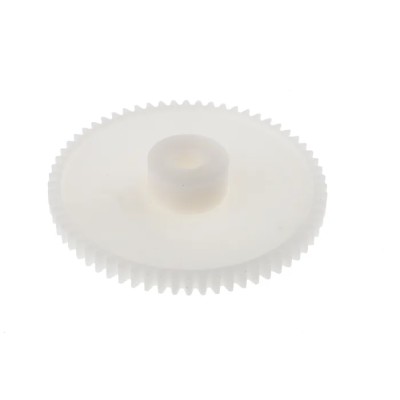 RS PRO Polyoxymethylene 64 Teeth Spur Gear 0.8 Module 6mm Bore 51.2mm Pitch Diameter 15.5mm Hub Diameter 521-7411