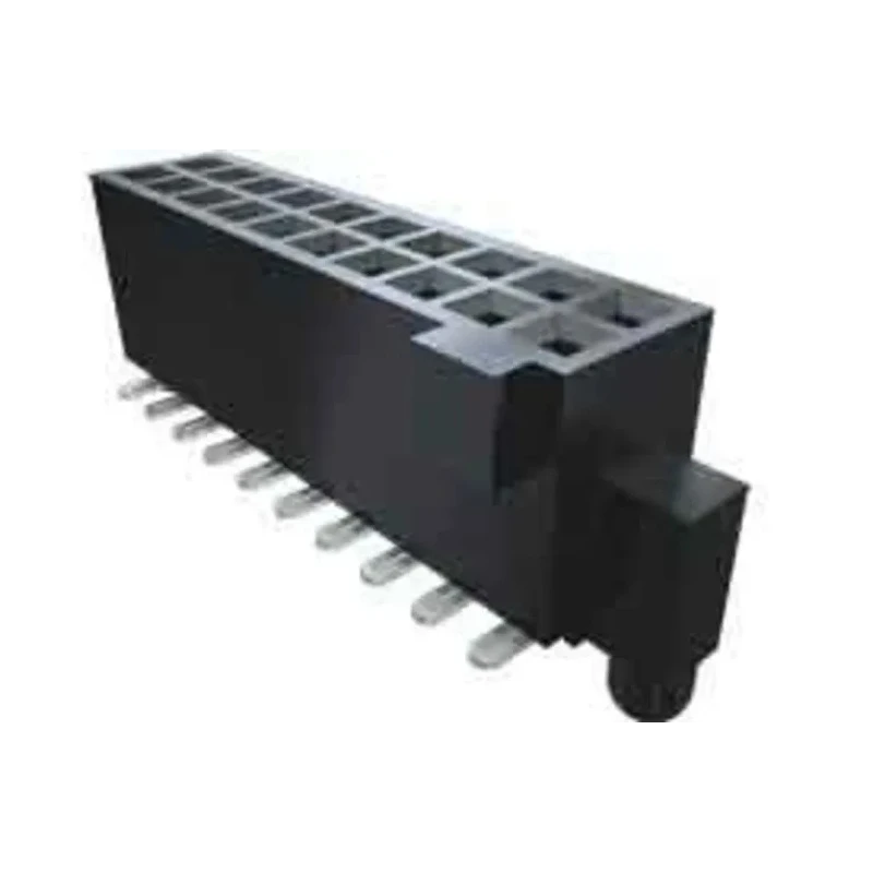 Samtec PCB Socket 40-Contact 2 Row 1.27 mm Pitch Straight Surface Mount Liquid Crystal Polymer Housing SFC-120-T2-L-D-A-K-TR