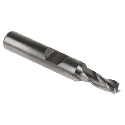 RS PRO End Mill Cutter 4 mm Diameter HSS Material 6 mm Flat Shank 39 mm Overall Length 9.5 mm Cut Length 3 Flutes 523-0571