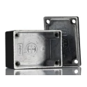 Hammond Flanged 1590 Series Black Black Lid Die Cast Aluminium Enclosure IP54 31 mm x 38 mm x 53 mm 1590HBK
