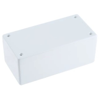 Hammond Flame Retardant ABS Enclosure Grey IP54 43 mm x 131.5 mm x 66.3 mm 1594DGY