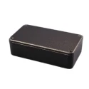 Hammond 1590 Series Black Lid Die Cast Aluminium Enclosure IP54 67mm x 188mm x 188mm 