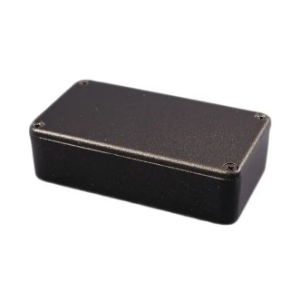 Hammond 1590 Series Black Lid Die Cast Aluminium Enclosure IP54 67mm x 188mm x 188mm 