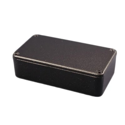 Hammond 1590 Series Black Lid Die Cast Aluminium Enclosure IP54 67mm x 188mm x 188mm 