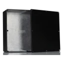 Hammond 1590 Series Black Lid Die Cast Aluminium Enclosure IP54 67mm x 188mm x 188mm 