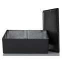 Hammond 1590 Series Black Lid Die Cast Aluminium Enclosure IP54 67mm x 188mm x 188mm 
