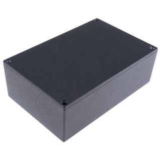 Hammond Die Cast Aluminium Enclosure, Black Lid, IP54 Protection, 145 mm x 95 mm x 45 mm, Series 1590 IP54