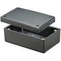 Hammond 1594 Series Black Black Lid Flame Retardant ABS Enclosure IP54, 55.1 mm Height, 131.5 mm Length, 66.3 mm Width 