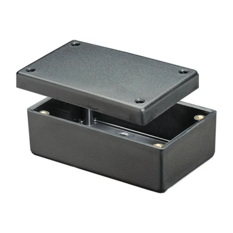 Hammond 1594 Series Black Black Lid Flame Retardant ABS Enclosure IP54, 55.1 mm Height, 131.5 mm Length, 66.3 mm Width 