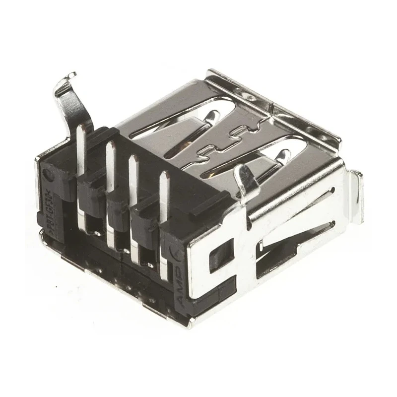 TE Connectivity Right Angle Through Hole Female USB Type A IP68 USB Connector USB 2.0 292303-1