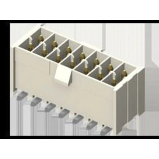 Samtec IPL1 Series Straight Through Hole PCB Header, 10 Contacts, 2.54 mm Pitch, 1 Row, Shrouded