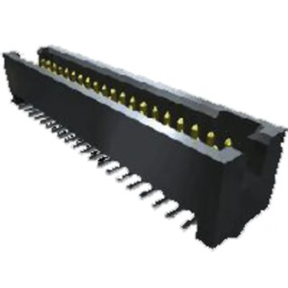 Samtec PCB Header TFM-115-01-L-D-RE1-WT, 30 Contacts, 1.27 mm Pitch, 2 Row, Shrouded, Through Hole, 250V