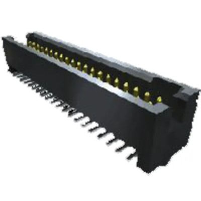 Samtec PCB Header TFM-115-01-L-D-RE1-WT, 30 Contacts, 1.27 mm Pitch, 2 Row, Shrouded, Through Hole, 250V