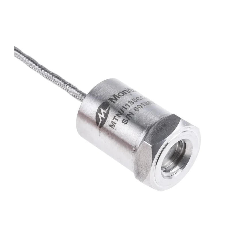 Monitran Vibration Sensor, 4-20mA Output, -25 °C to 90 °C Operating Temperature, Stainless Steel Body MTN/1185CQ-10