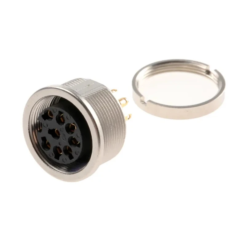 Lumberg 8 Pole Straight M16 DIN Socket, Panel Mount Female, Threaded, 5A, 60V AC, IP68, DIN EN 60529, Series 304 0304 08