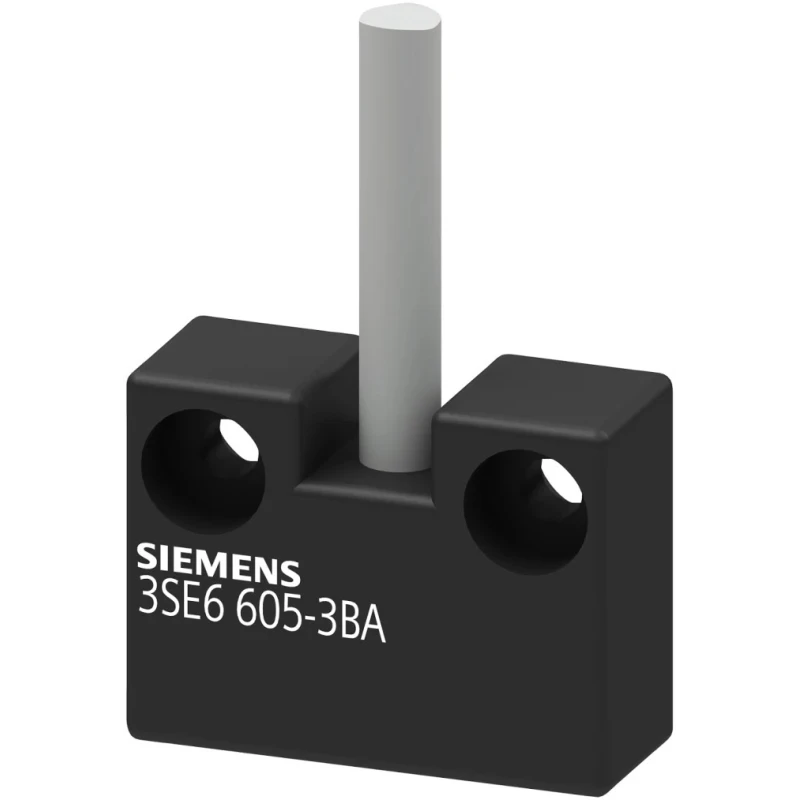 Siemens 3SE6 Series Magnetic Non-Contact Safety Switch Plastic Housing 24V dc 1 NO 1 NC 3 m Cable 3SE6605-3BA