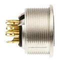 Lumberg 6 Pole Straight M16 DIN Panel Mount Female Socket Connector 5A 250V AC KFV 60