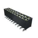 Samtec Right Angle Through Hole PCB Header 10 Contacts 2.54 mm Pitch 2 Row Shrouded IPT1