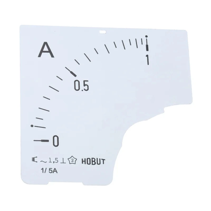 HOBUT Meter Scale 0/1A for 1/5A CT Panel Meter Accessory D72 DIAL 0/1A