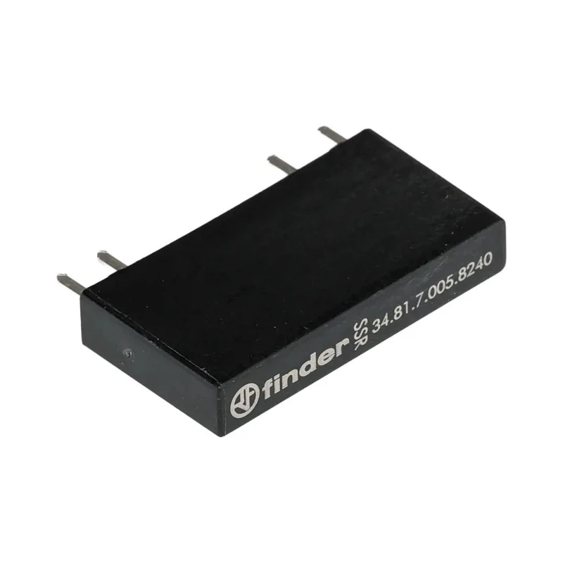 Finder 34 Series Solid State Relay 2A Load PCB Mount 240V AC Load 10V DC Control 34.81.7.005.8240