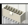 Samtec IPL1 Series Right Angle Through Hole PCB Header, 10 Contacts, 2.54 mm Pitch, 2 Row, Shrouded