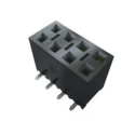 Samtec Straight Surface PCB Socket, 10 Contacts, 2 Row, 2.54 mm Pitch, 5.2A, 572V SSM-105-L-DV-LC