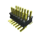 Samtec FTR Series Straight Surface Pin Header, 20 Contacts, 1.27 mm Pitch, 2 Row, Unshrouded FTR-110-03-G-D-06
