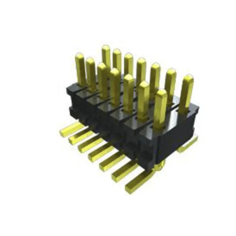 Samtec FTR Series Straight Surface Pin Header, 20 Contacts, 1.27 mm Pitch, 2 Row, Unshrouded FTR-110-03-G-D-06